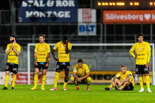 Mjällbys spelare deppar
