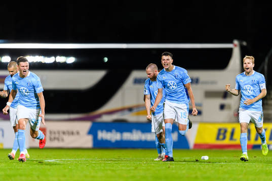 Malmö FFs Arnór Traustason, Anel Ahmedhodzic och Oscar