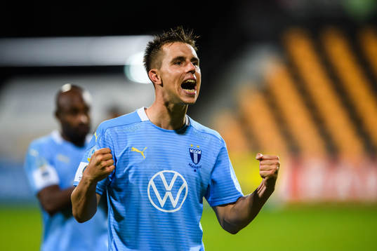 Malmö FFs Jonas Knudsen jublar