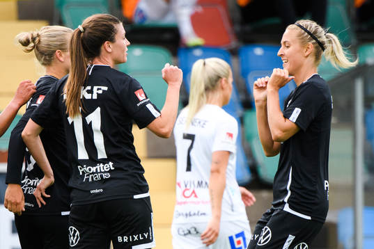 Göteborgs Pauline Hammarlund jublar