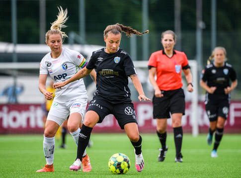 Växjös Emmi Alanen och Göteborgs Julia Zigiotti Olme