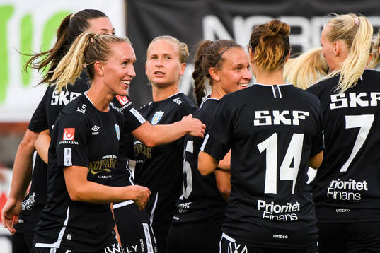 Göteborgs Julia Roddar jublar med Julia Zigiotti Olme