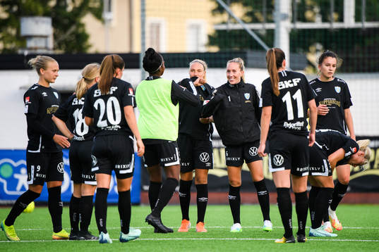 Göteborgs spelare jublar