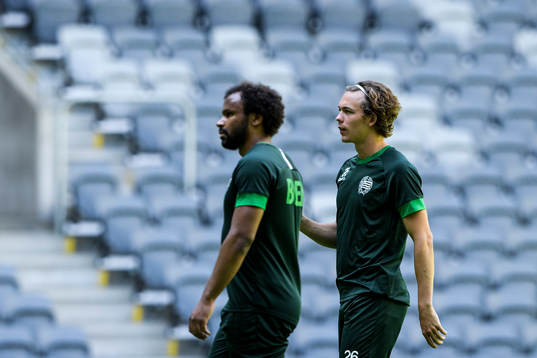 Hammarbys Kalle Björklund och Junior