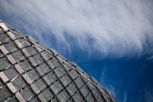 Exteriör vy av Tele2 Arena