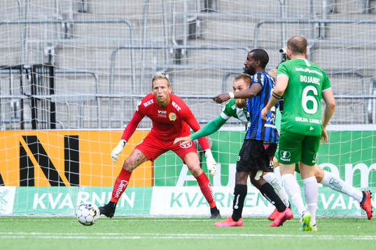 Sirius Nahom Girmai Netabay oroar framför Hammarbys
