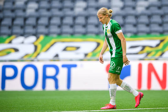 Hammarbys Gustav Ludwigson deppar