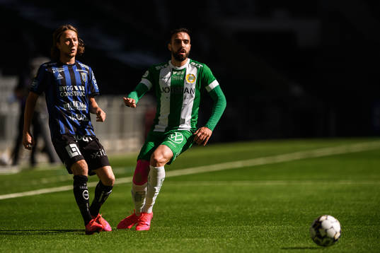 Sirius Axel Björnström och Hammarbys Abdul Khalili
