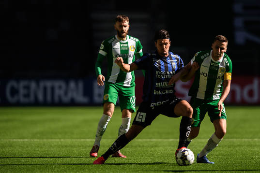 Sirius Stefano Vecchia och Hammarbys Jeppe Andersen