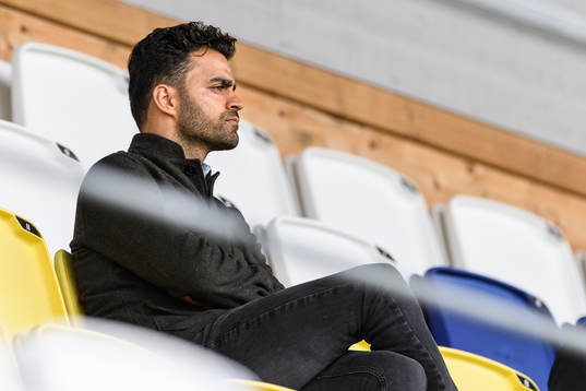 Amir Azrafshan på läktaren
