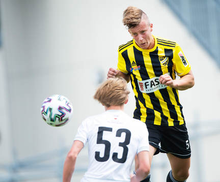 IFK Hässleholms Isak Olsson i träningsmatchen mellan IFK