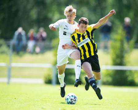 1 IFK Hässleholms Isak Orajärv i i träningsmatchen