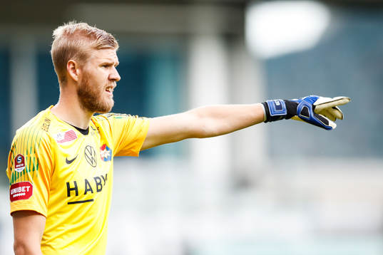 Örgrytes målvakt Fredrik Andersson