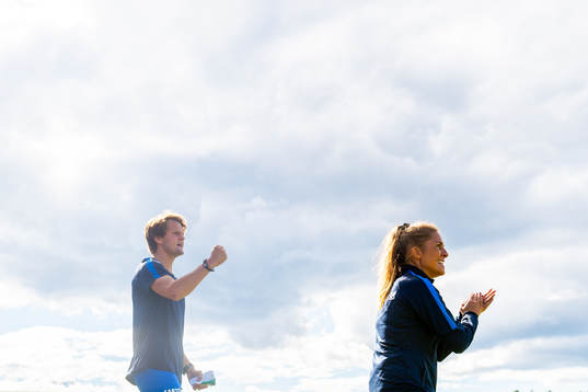 Bendik Kristoffersen, assistant coach, and Renate