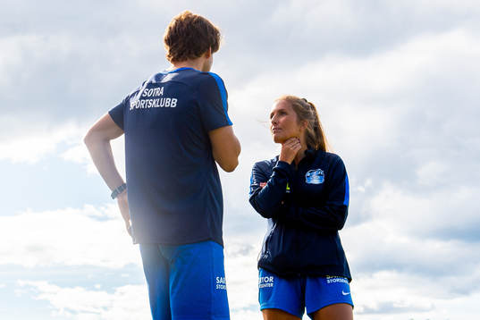 Bendik Kristoffersen, assistant coach, and Renate