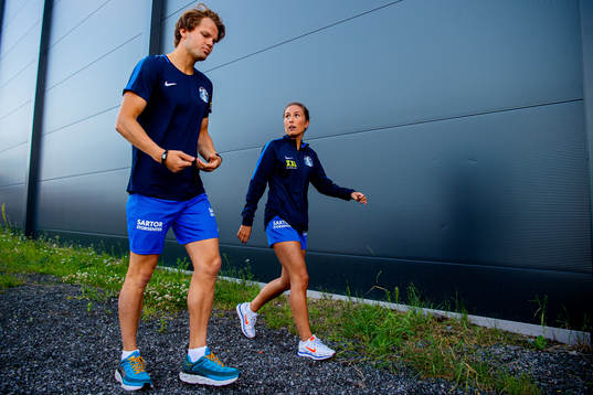 Bendik Kristoffersen, assistant coach, and Renate