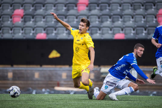 Halmstads Viktor Ljung och Umeås Jakob Bergman