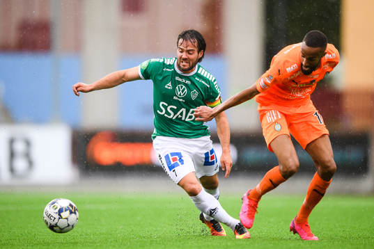 Brages Robbin Sellin och AFC Eskilstunas Ferid Ali