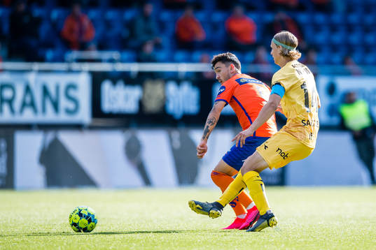 Niklas Fernando Nygaard Castro of Aalesund and Ulrik