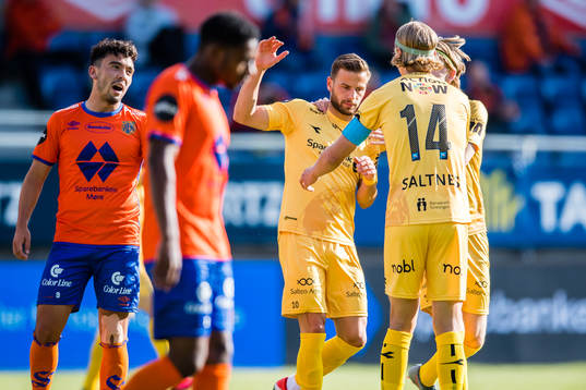Philip Aksel Frigast Zinckernagel of Bodø/Glimt celebrates