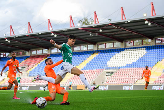 AFC Eskilstunas Gabriel Somi och Brages Noa Williams