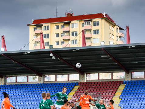 Brages Alexander Zetterström och AFC Eskilstunas Ferid Ali