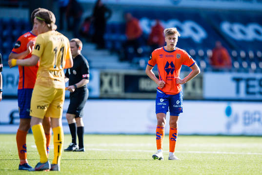 Markus Seehusen Karlsbakk of Aalesund looks dejected