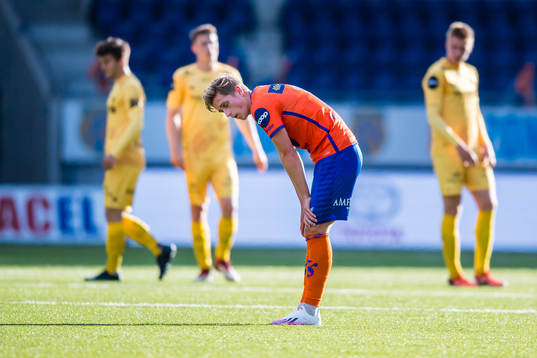 Simen Bolkan Nordli of Aalesund looks dejected
