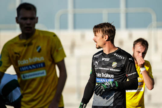 Ljungskiles målvakt Erik Dahlin