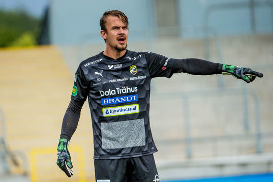 Ljungskiles målvakt Erik Dahlin