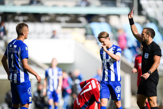 IFK Göteborgs Jesper Tolinsson får rött kort