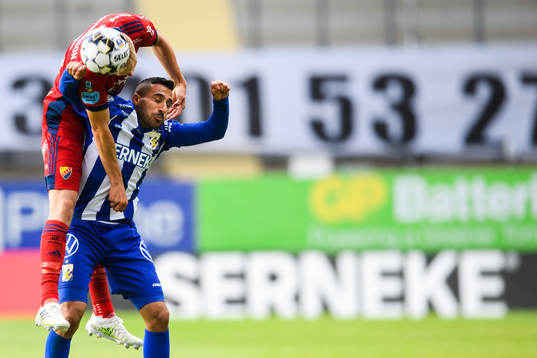 Djurgårdens Jonathan Augustinsson och IFK Göteborgs