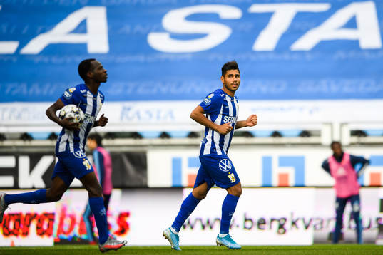 IFK Göteborgs Hosam Aiesh jublar
