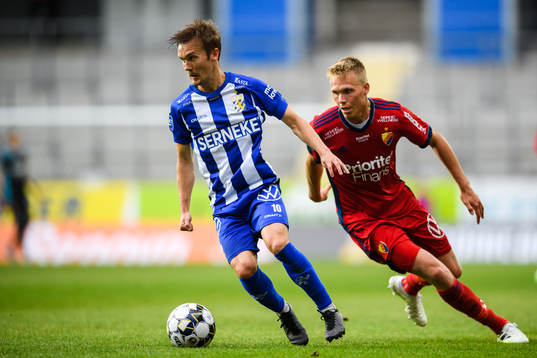 IFK Göteborgs Patrik Karlsson Lagemyr och Djurgårdens