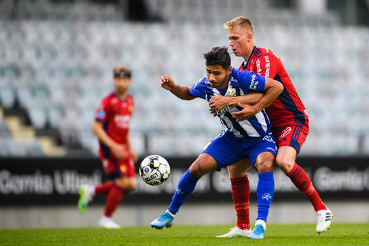 IFK Göteborgs Hosam Aiesh och Djurgårdens Jonathan