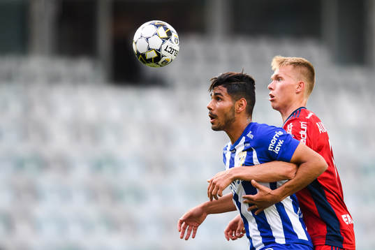 IFK Göteborgs Hosam Aiesh och Djurgårdens Jonathan