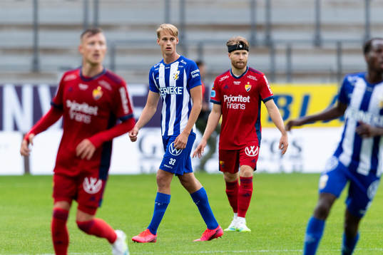 IFK Göteborgs Oscar Vilhelmsson och Djurgårdens Jacob Une