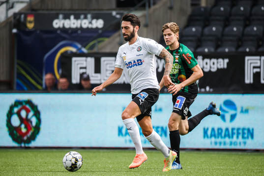 Örebros Nahir Besara och Varbergs Gustav Norlin