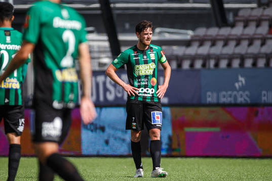 Varbergs Robin Tranberg deppar