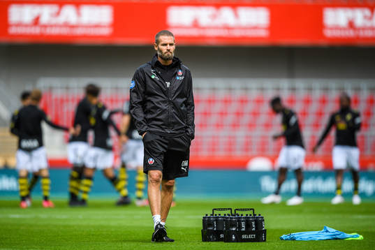 Helsingborgs tränare Olof Mellberg