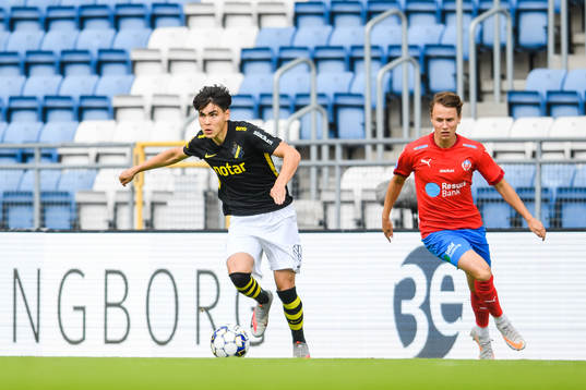 s Eric Kahl och Helsingborgs Alex Timossi Andersson