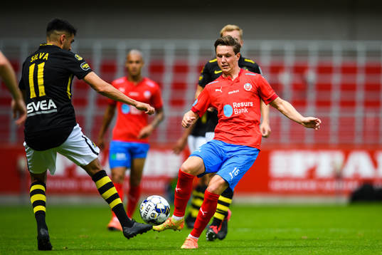 s Stefan Silva och Helsingborgs Max Svensson