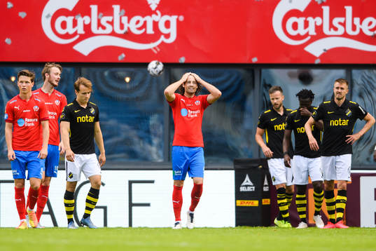 Helsingborgs Mikkel Mix Diskerud deppar
