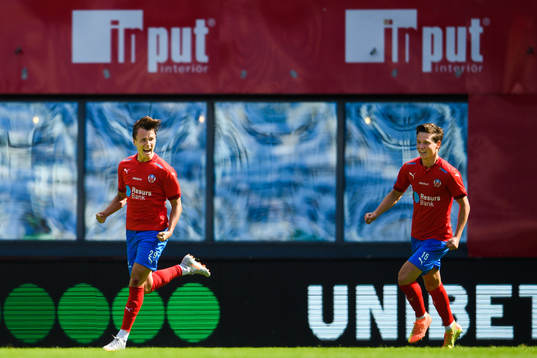 Helsingborgs Alex Timossi Andersson jublar