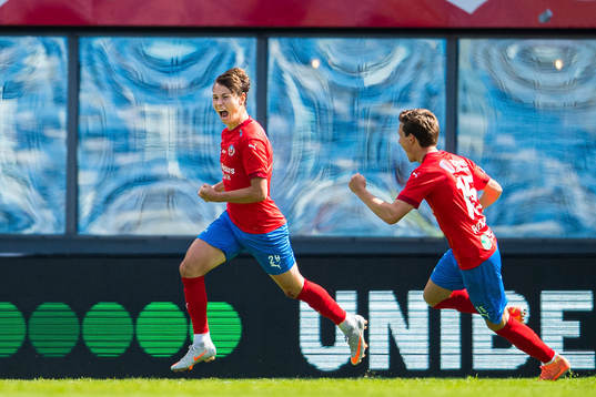 Helsingborgs Alex Timossi Andersson jublar