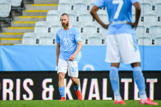 Malmö FFs Jo Inge Berget deppar