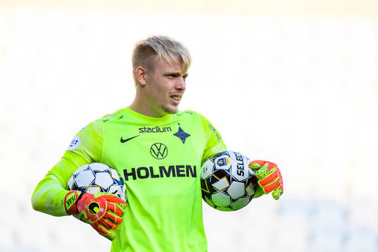 IFK Norrköpings målvakt Isak Pettersson