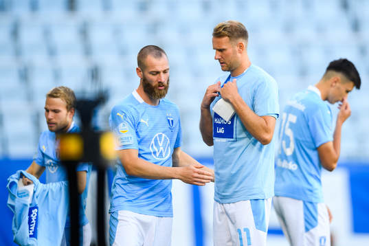 Malmö FFs Jo Inge Berget och Ola Toivonen