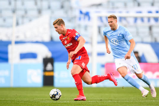 IFK Norrköpings Alexander Fransson och Malmö FFs Ola