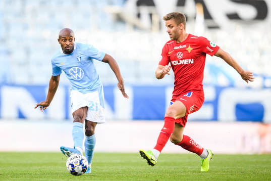 Malmö FFs Fouad Bachirou och Christoffer Nyman